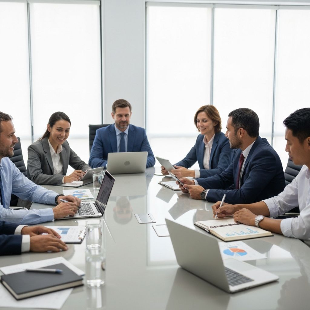 Directores de recursos humanos en sesión de planificación estratégica